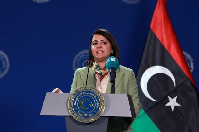 Libya foreign minister Najla Mangoush