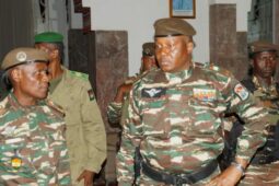 Nigerien junta leader General Abdourahamane Tchiani,