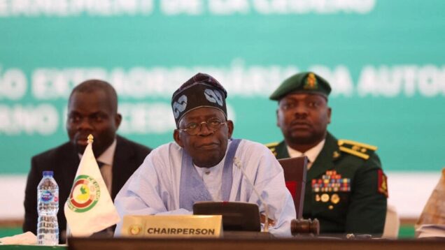 President Tinubu, chairman of ECOWAS