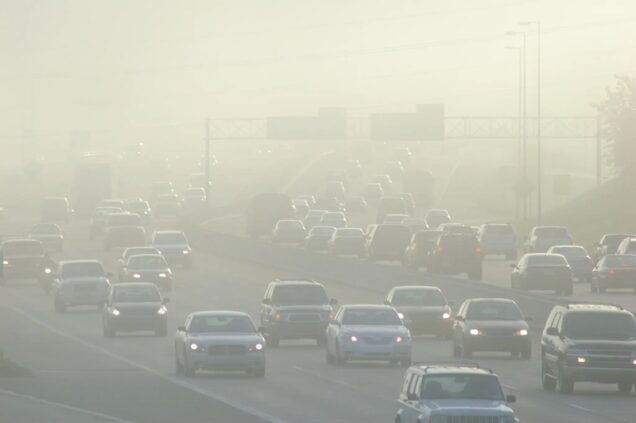 Smog in one of the world’s cities, cause of air pollution