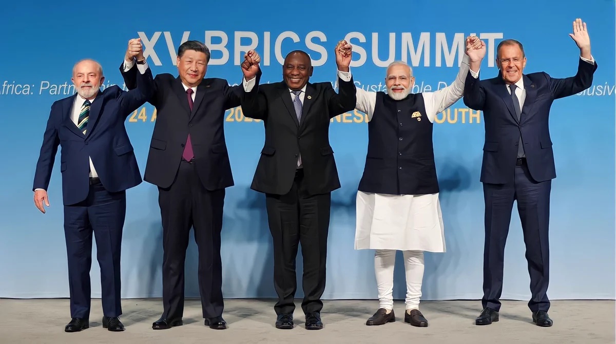 The original BRICS members, Brazil, China, South Africa, India and Russia