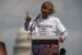 The Rev. Al Sharpton speaks on the National Mall during the 58th anniversary March on Washington