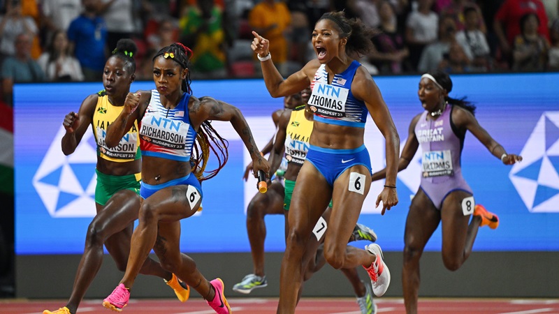 USA grabs golds in Men, Women's 4x100m relays in Budapest - P.M. News