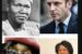 Clockwise from top left: Sekou Toure, Emmanuel Macron, Arikana Chihombori-Quao and Peter Tosh