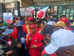 labour leaders protest NASS
