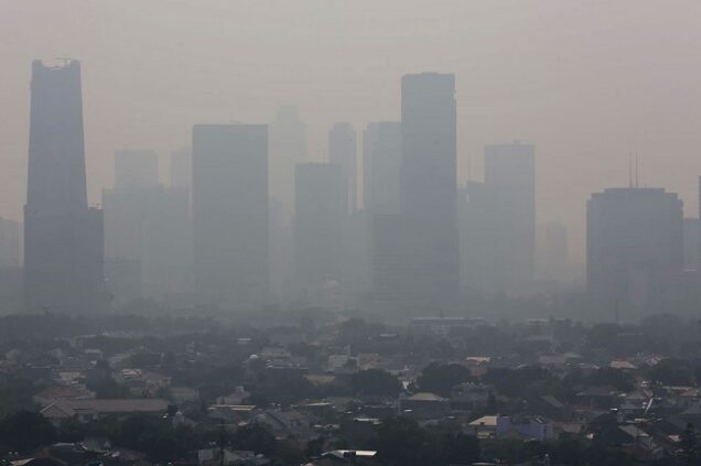 toxic smog over Jakarta