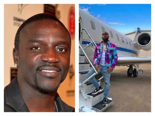 Akon and Davido who has a private jet