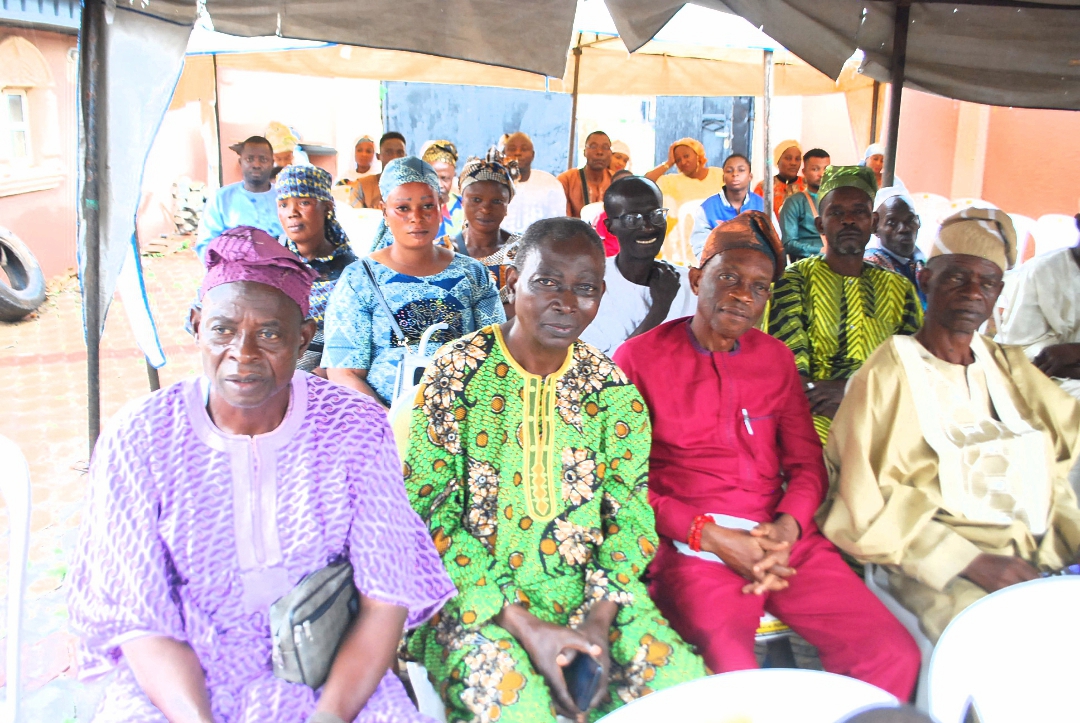 Guests at the 8th day Fidau of Late Madam Rafatu Oyebamiji in Ibadan