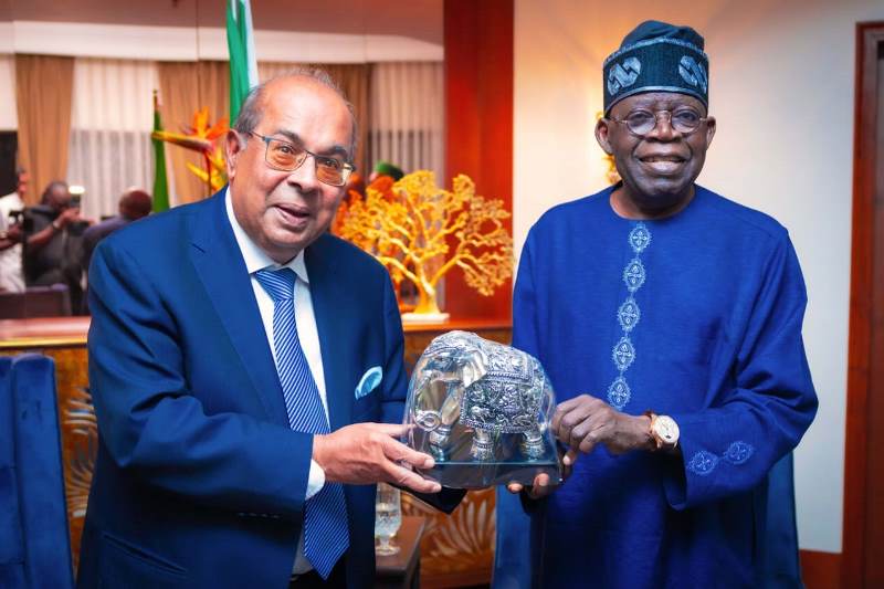 Tinubu with Hinduja