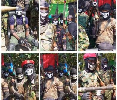 Simon Ekpa unveils deadly Biafran Liberation Army (Video, Photos) - P.M ...