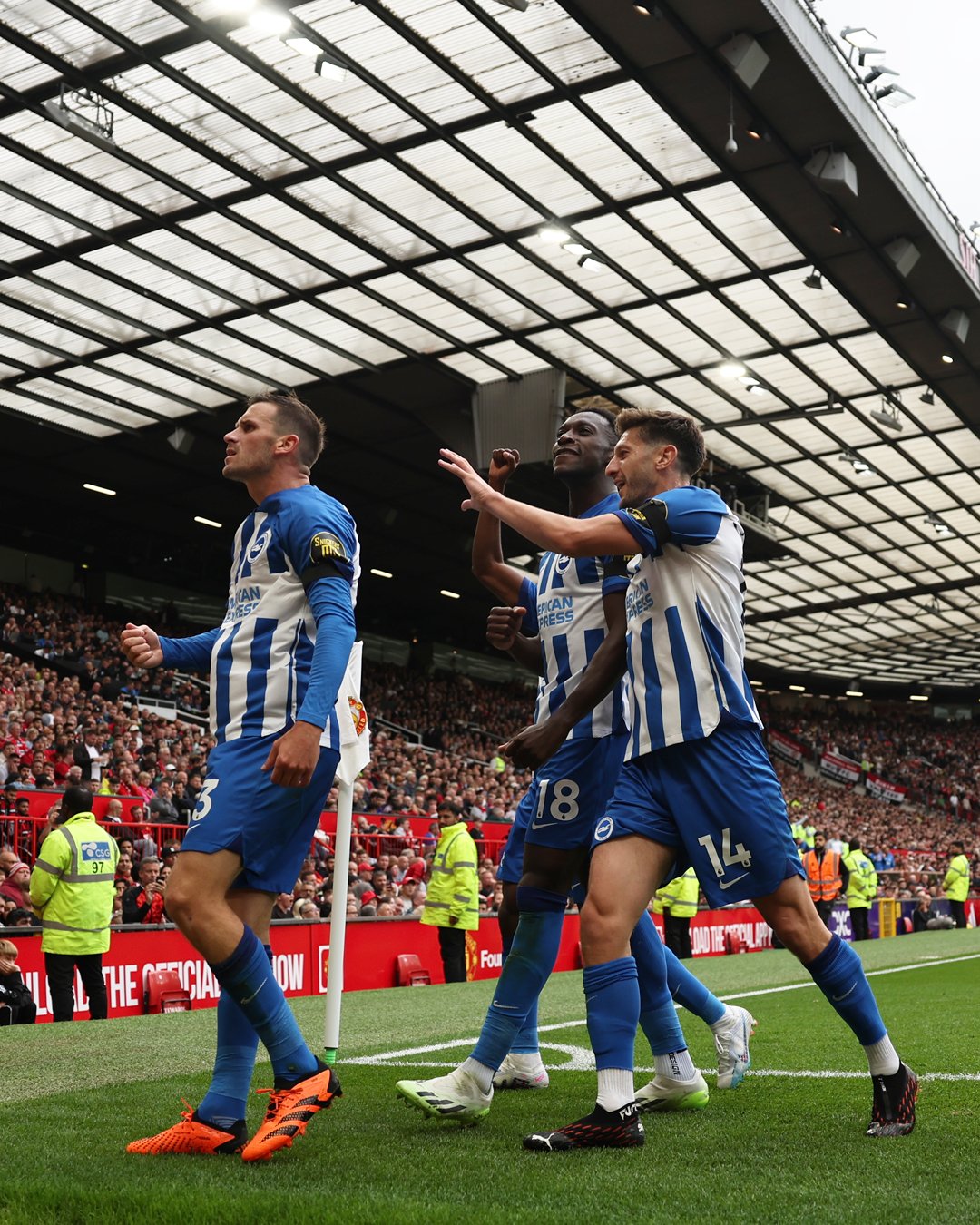 Manchester United bow to Brighton at Old Trafford