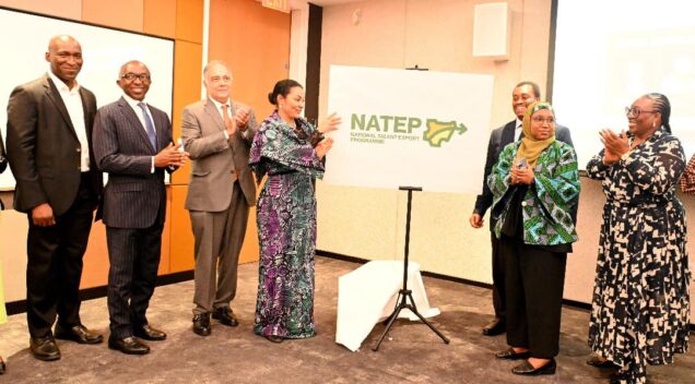 Doris Anite-Uzoka Minister of Industry, Trade, and Investment launching NATEP in New York