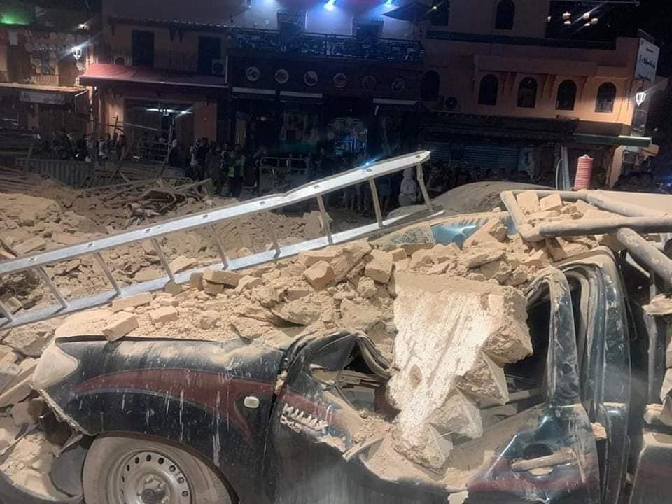 Earthquake effect in Marrakech