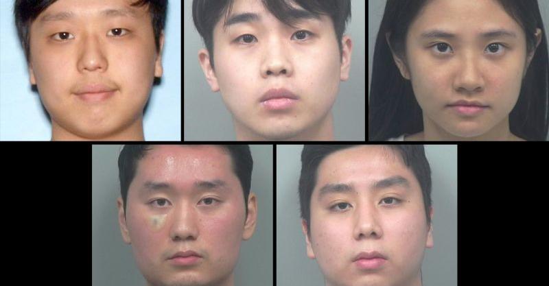 Eric Hyun and other members of Soldiers of Christ