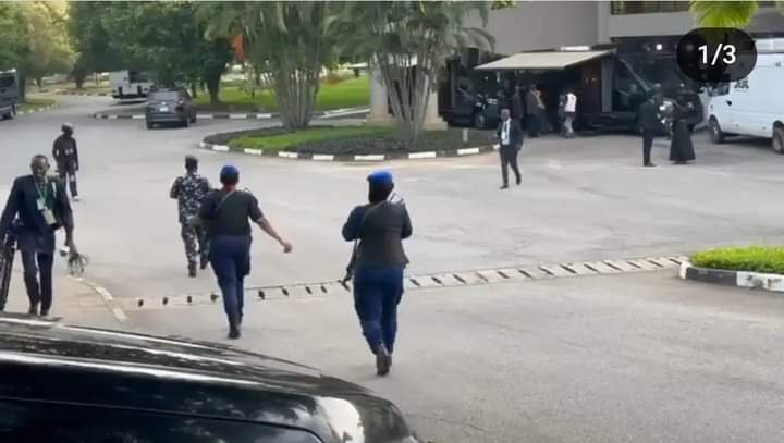Heavy security deployment in Abuja as the PEPC is set to deliver judgement in the petitions against the victory of Tinubu in Feb. 25 presidential election.