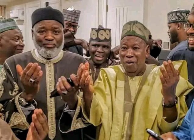 Gawuna and Ganduje in Abuja on Wednesday after Kano judgment