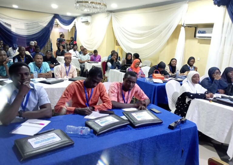 The first-class graduates from some Nigerian universities and facilitators of the  three-day leadership training programme organised by M-First Series. 