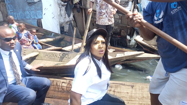 Minister Betta Edu, kicks off verification of national social register for the Vulnerable People in Makoko community of Lagos State