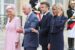 King Charles and Queen Camilla with President Macron and his wife Brigitte in Paris