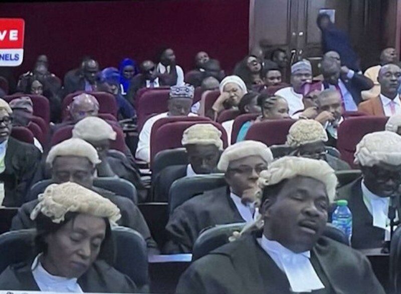 Lawyer Mike Ozekhome takes a moon walk