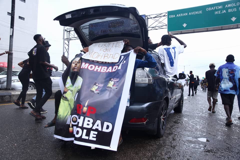 Youths protest over Mohbad's death
