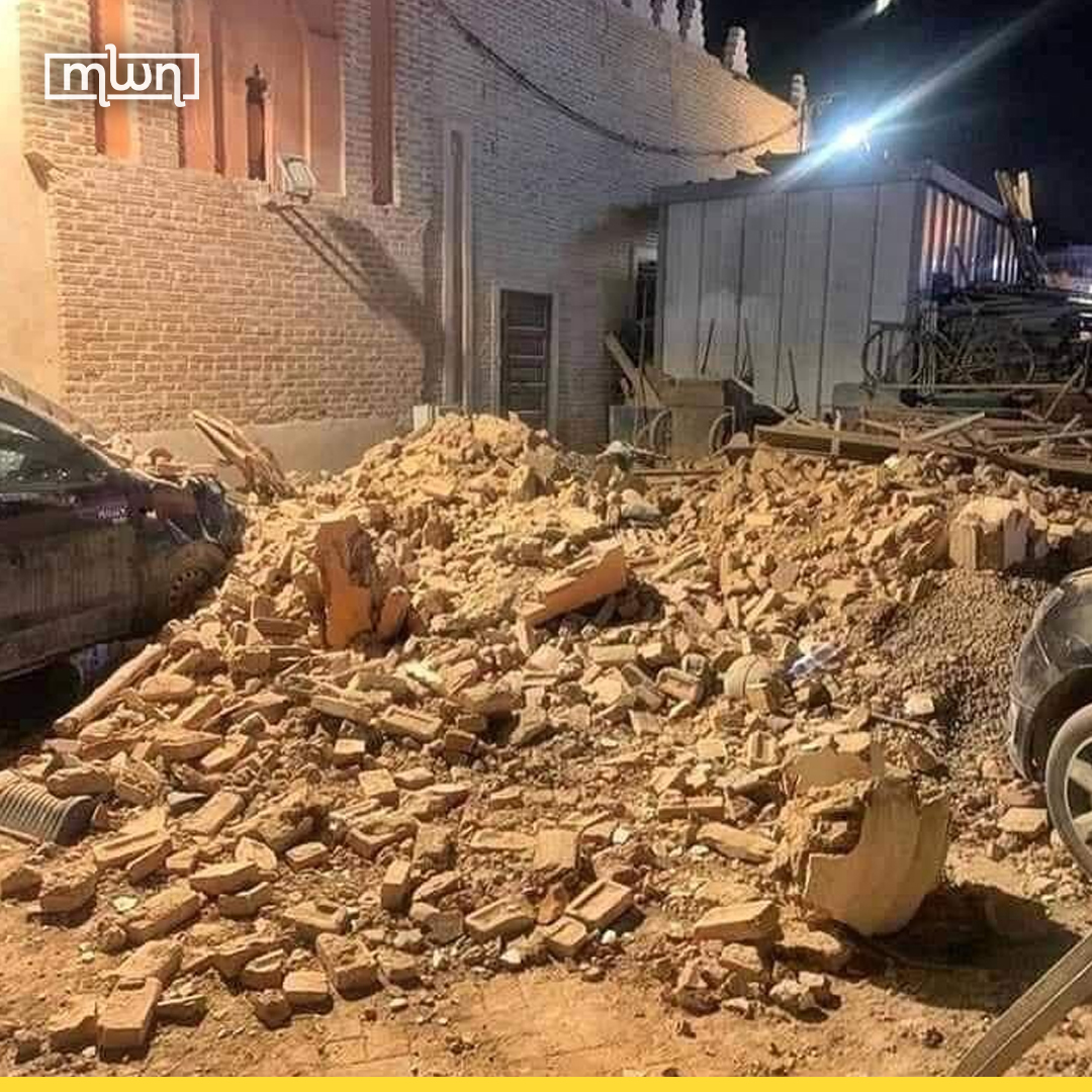 Rubbles everywhere