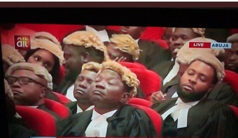 Sleep contagion here among lawyers