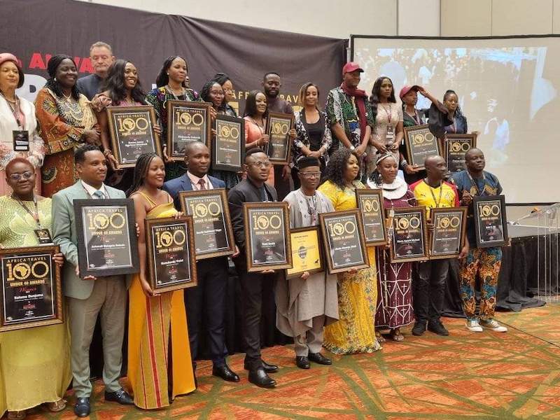 Some of the winners of the “100 Africa Travel under 40 awards.