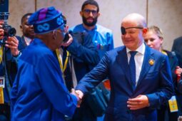 Tinubu with German Chancellor Olaf Scholz at the G20 Summit