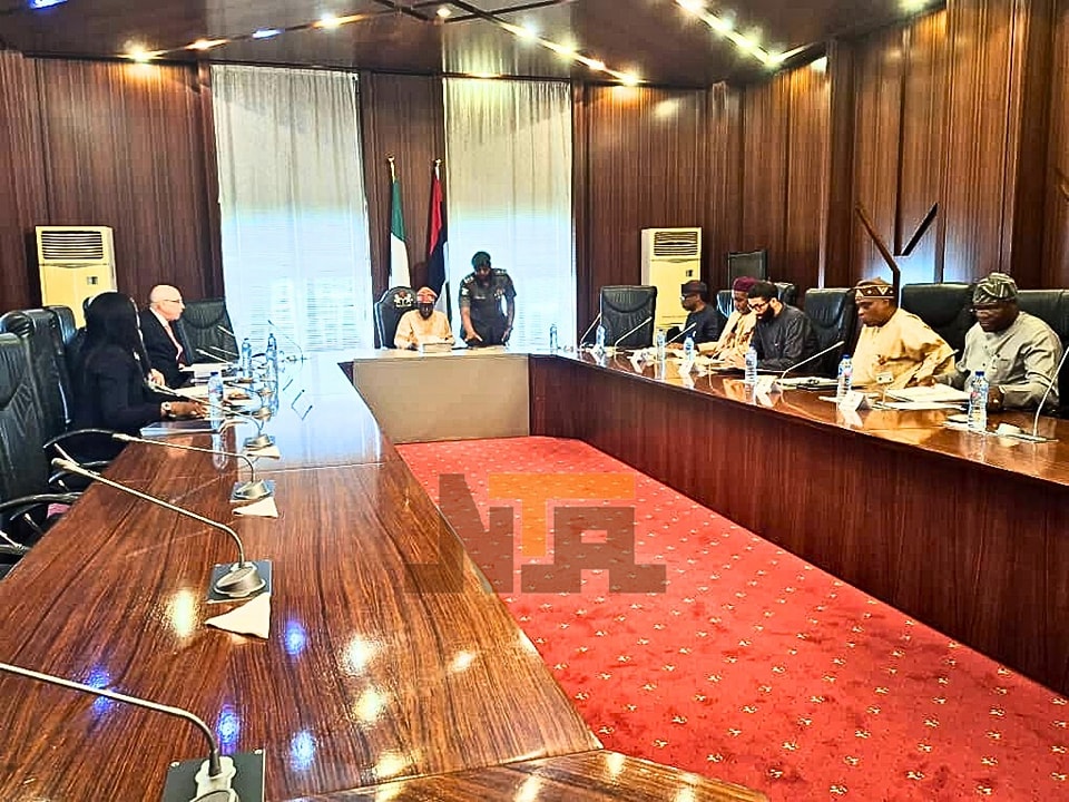 President Bola Tinubu receives the Under-Secretary-General of the United Nations office of counter-terrorism, Vladimir Voronkov, at the State House.