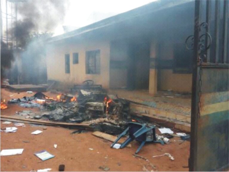 Police nab 11 suspects involved in burning and looting Afao Divisional Police Headquarters, Ikere-Ekiti during the 2020 EndSARS protest