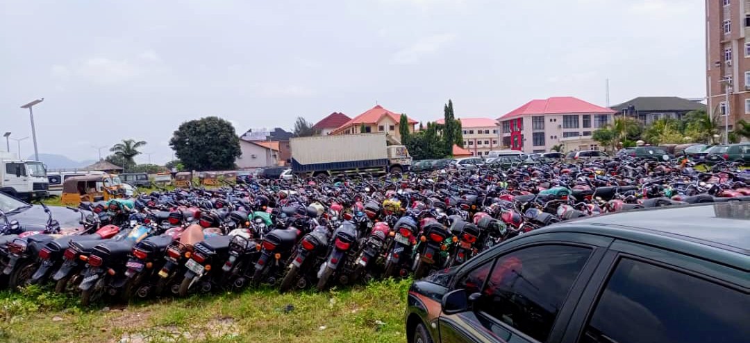 FCT crushes 3,712 impounded commercial motorcycles