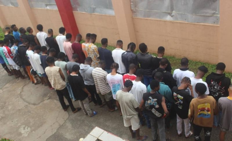 40 suspected internet fraudsters cracked in Delta, nine exotic cars seized