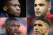 Randal Kolo Muani, Ousmane Dembele, Achraf Hakimi and Layvin Kurzawa