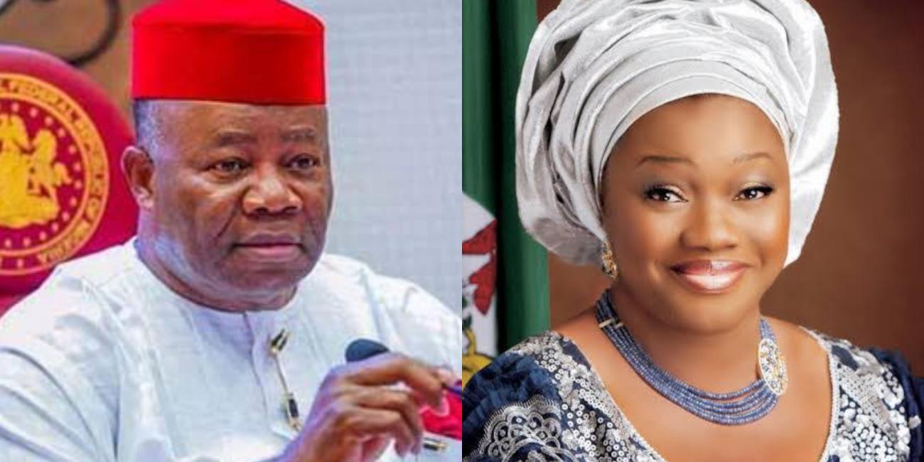 The Wife of the Senate President, Ekaette Unoma Akpabio has no office in the National Assembly and has no intention of establishing one.