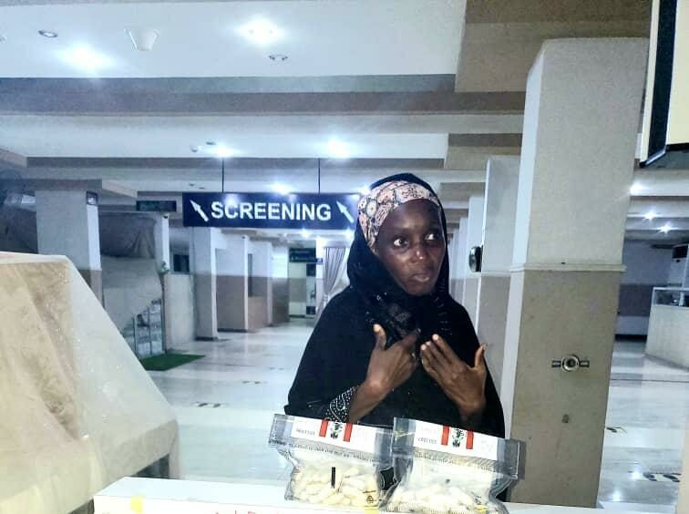 NDLEA nabs Bilkisu Mohammed Bello with 52 pellets of cocaine at Kano airport