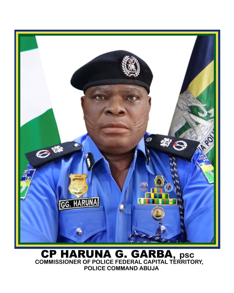 FCT Police Commissioner, Haruna Garba