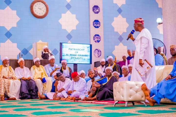 Gov. Sanwo-Olu joins Lagos Muslims in 100 years remembrance of Chief Imam Ibrahim Ankuri and 170 years of turbaning of Chief Imam Nafiu Gana.