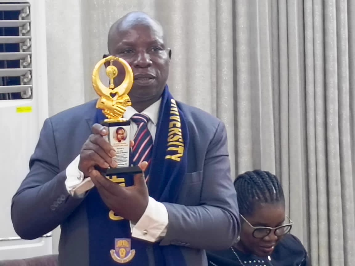 Former Nigerian Chief Justice of The Gambia Emmanuel Fagbenle conferred with prestigious Kwame Nkrumah Outstanding Merit Award