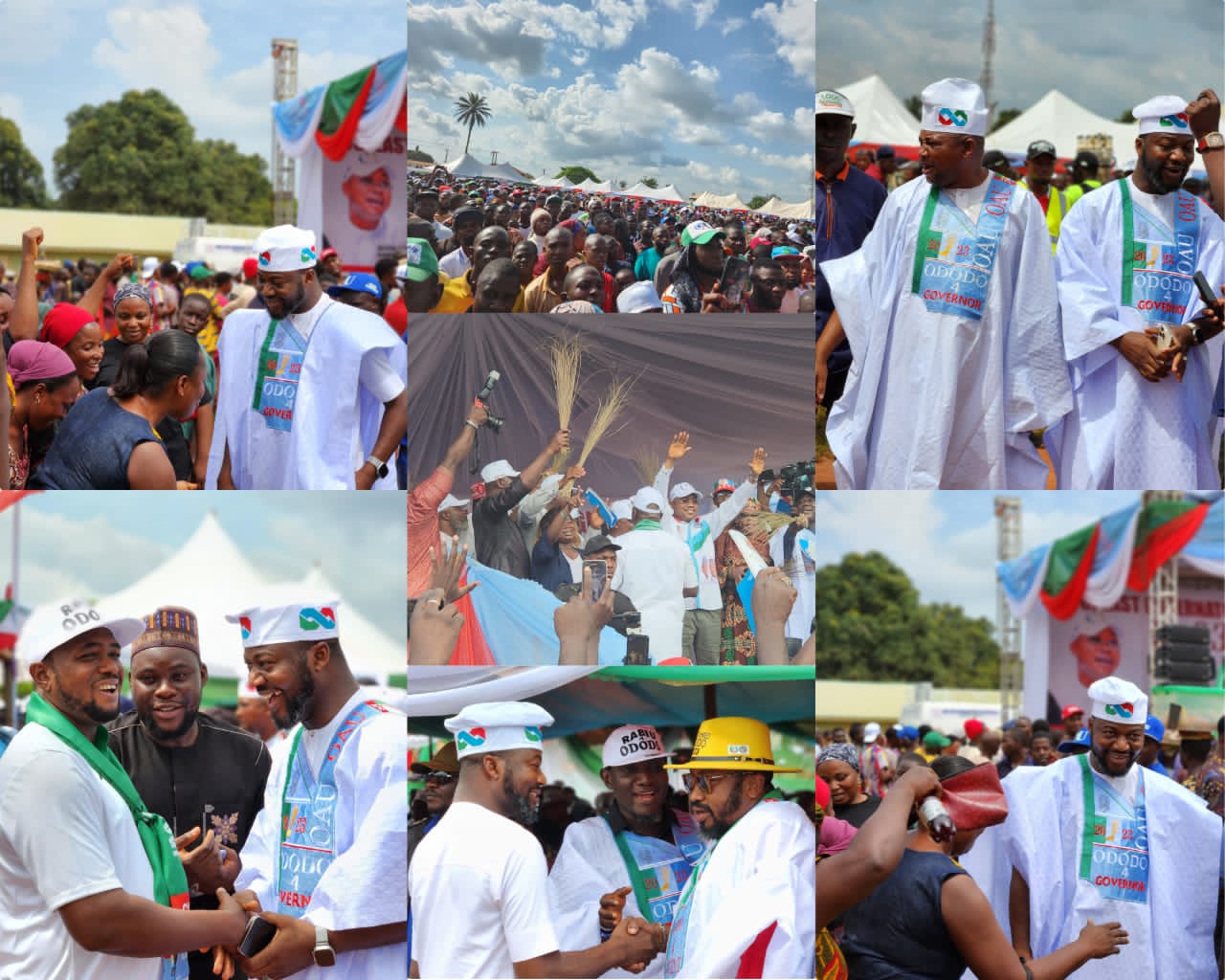 Kogi governor Yahaya Bello leads campaign for APC candidate in November 11 governorship election Ahmed Ododo in East senatorial zone