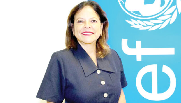 Ms Cristian Munduate of UNICEF