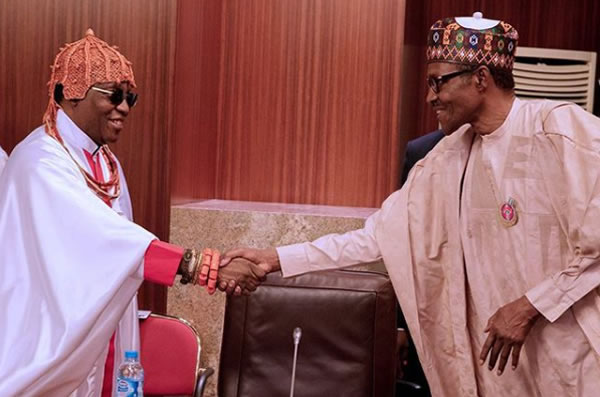 Oba of Benin and Muhammadu Buhari