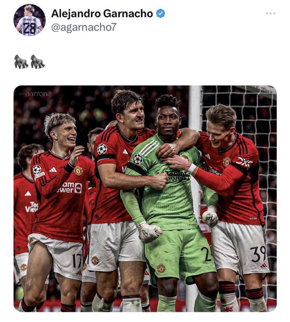 Onana breaks silence as Garnacho faces FA probe over social media post