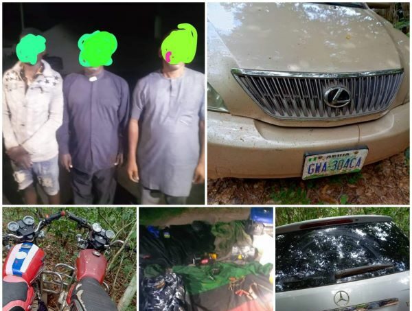 Security operatives rescue Catholic priest, 2 others, recover 9 vehicles, guns, others in raid on insurgents' camp in Ogbunka, Anambra State