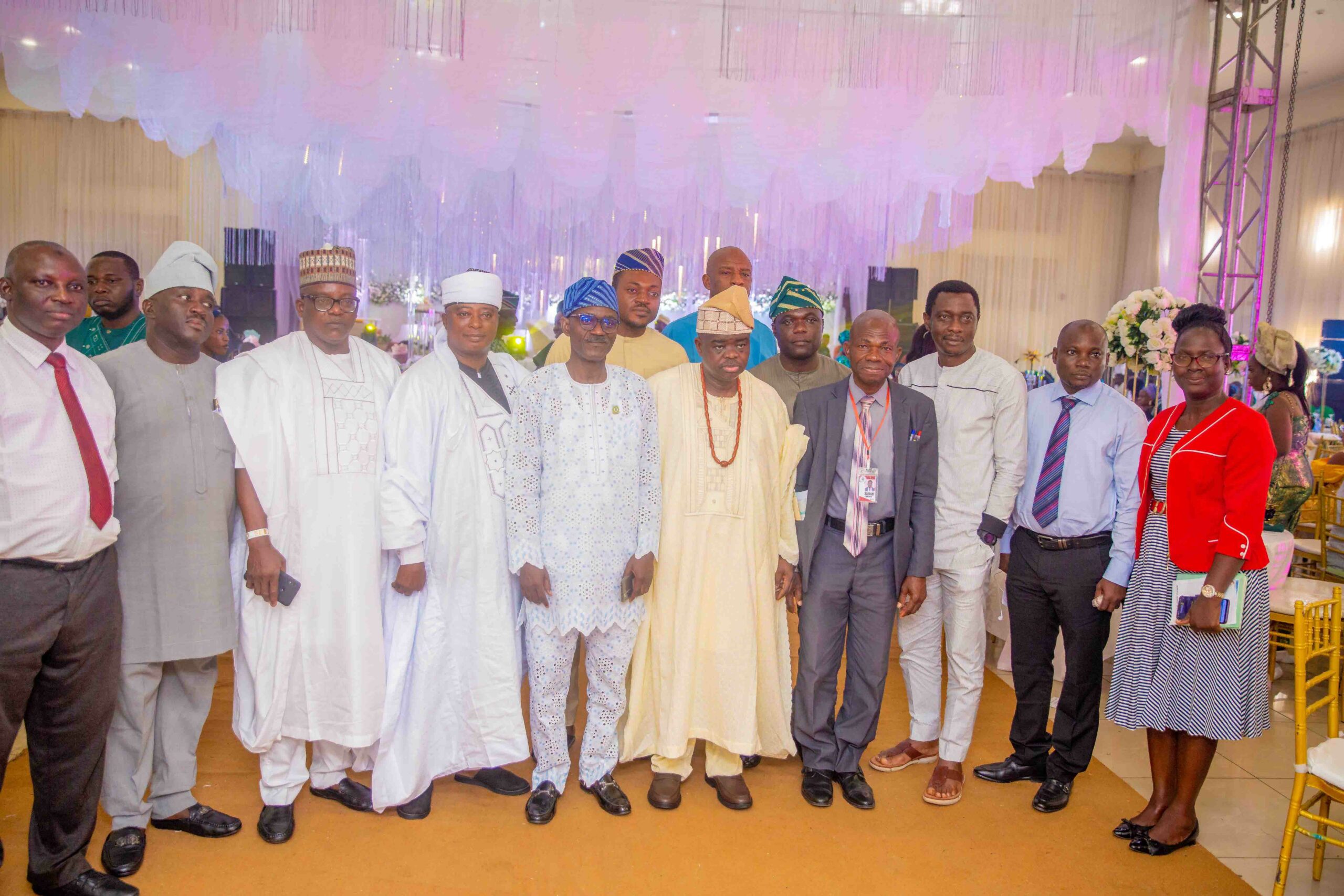 Professor Babawale and the members of Staff, ICPC Osun Command