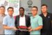 L-R: Managing Director, Rongtai, Joneny Lei; Project Manager, Foton, Jzmmy Liao; Managing Director, ESIPO, Kelvin Uwaibi; Senior Manager, Foton, Frank Chen, and Sales Manager, Foton, Lucas Guo