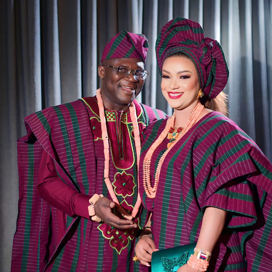 Dr. Reuben Abati unveils third wife, Kikelomo Atanda-Owo