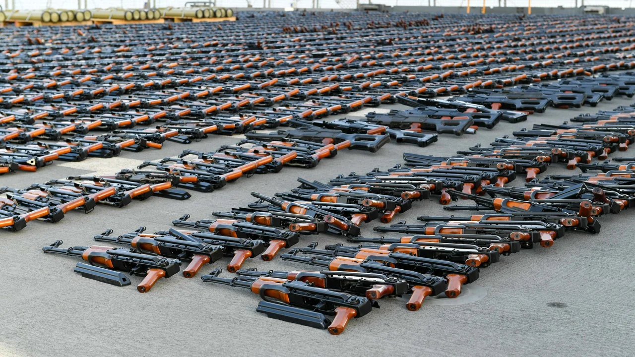 Seized weapons to be transferred to Ukraine