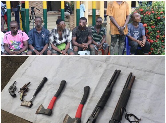 Rivers Commissioner of Police, Nwonyi Polycarp Emeka on Friday paraded some deadly criminals arrested during recent operations of the operatives of the command in different parts of the state.