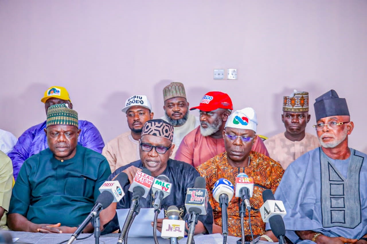 Ex-lawmakers of Kogi Assembly declares support for candidate of APC in the state's Nov. 11 2023 governorship election, Ahmed Usman Ododo.